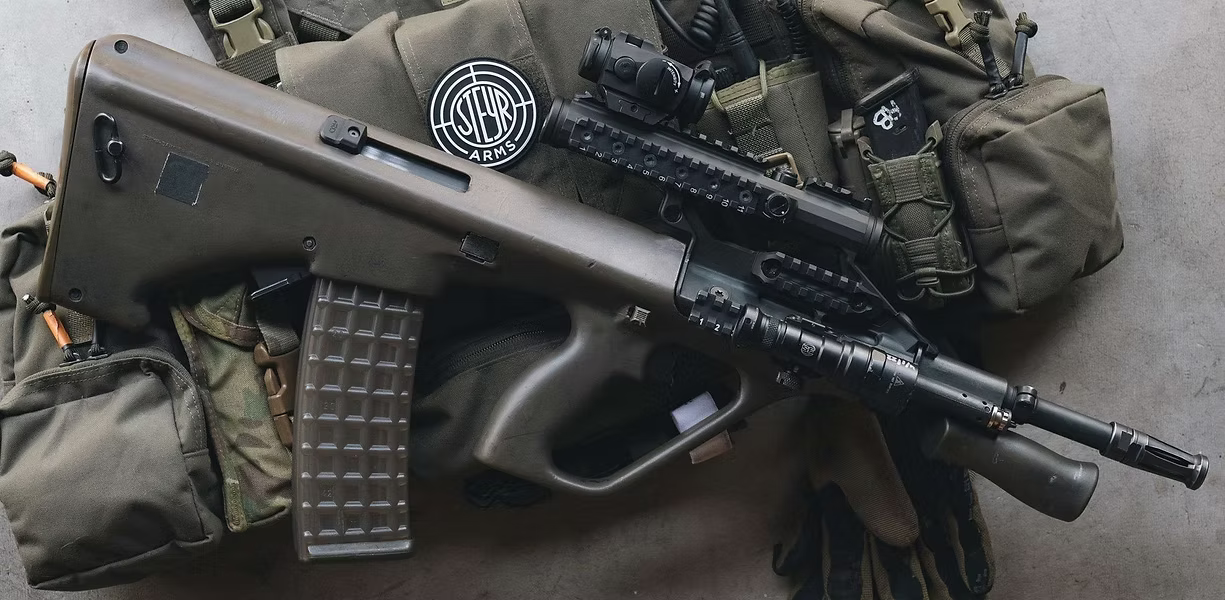 ARID USA Low Profile Brass Deflector for Steyr AUG (Standard Pattern)